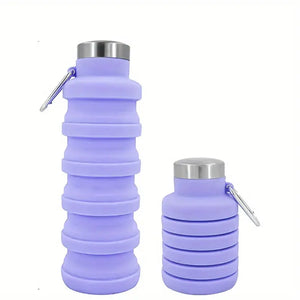 BPA FREE Food-Grade Silicone Collapsible Water Bottle